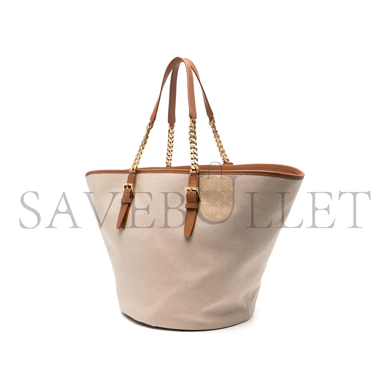 Y*L laurent cabas bag in desert dust&brick 773704fac7t9856 (47*30*25cm)