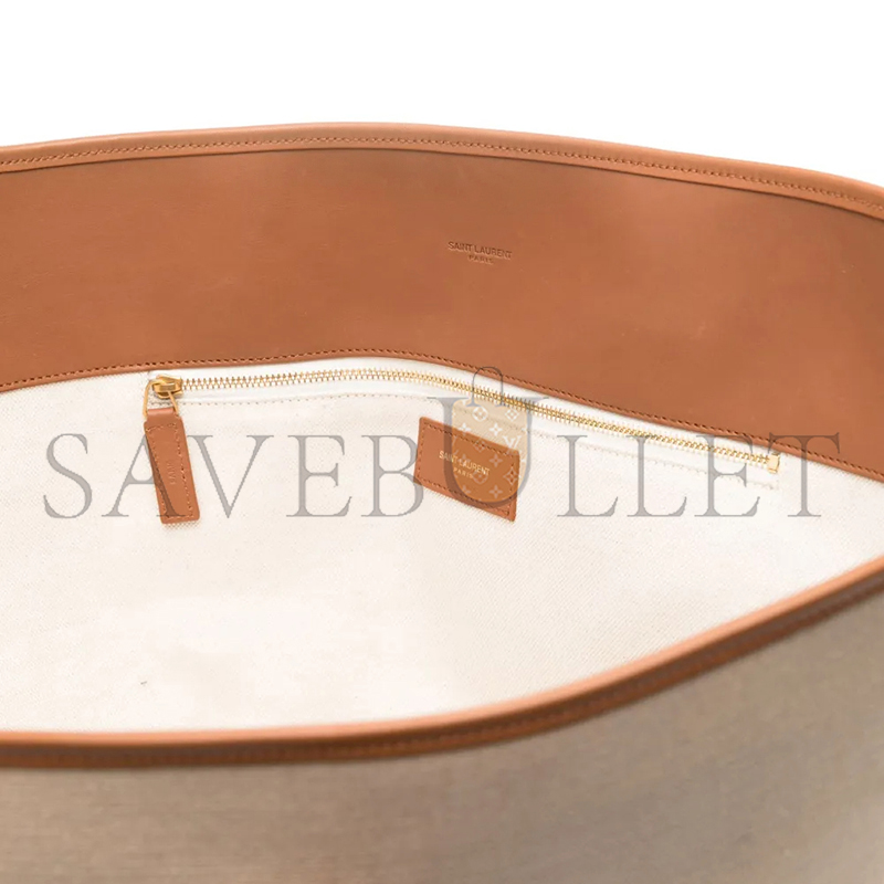 Y*L laurent cabas bag in desert dust&brick 773704fac7t9856 (47*30*25cm)