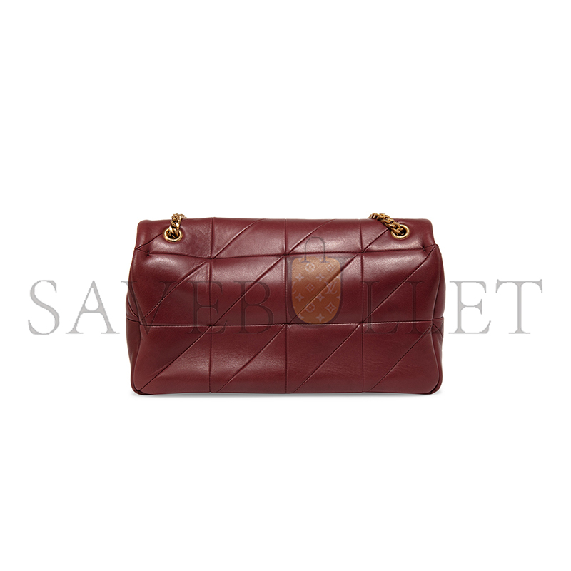Y*L jamie 4.3 shoulder bag quilted leather dark red 515821cop676475 (25*15*7.5cm)