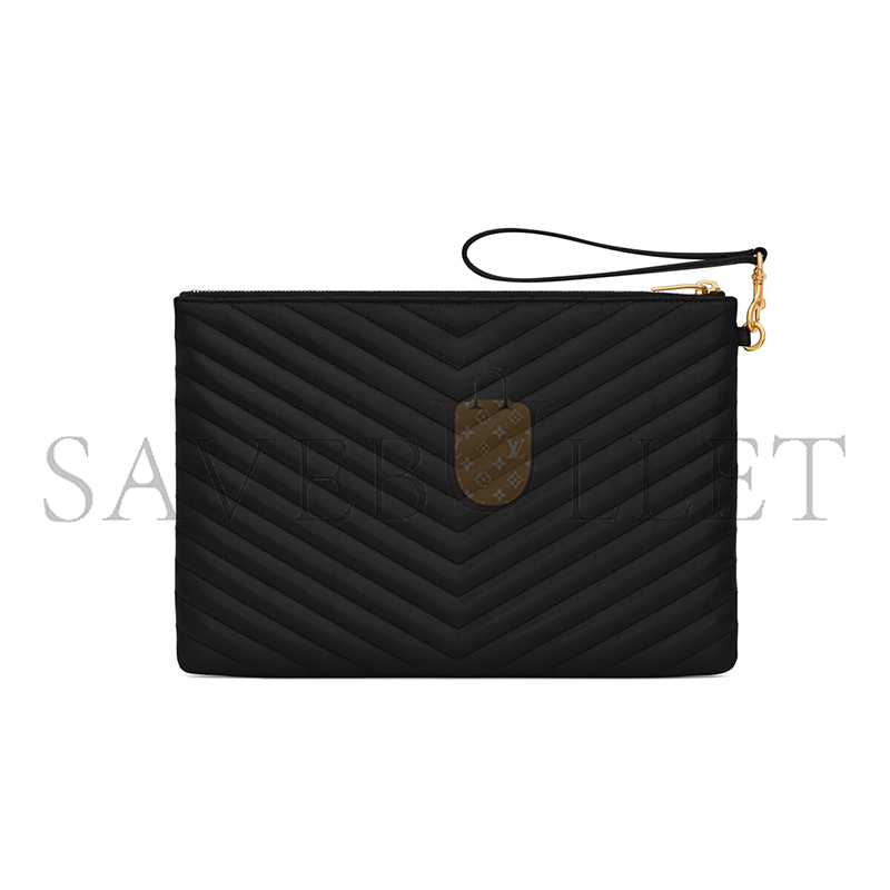 Y*L cassandre matelassÉ tablet pouch in leather 559193cwu011000 (30*21.5*2cm)