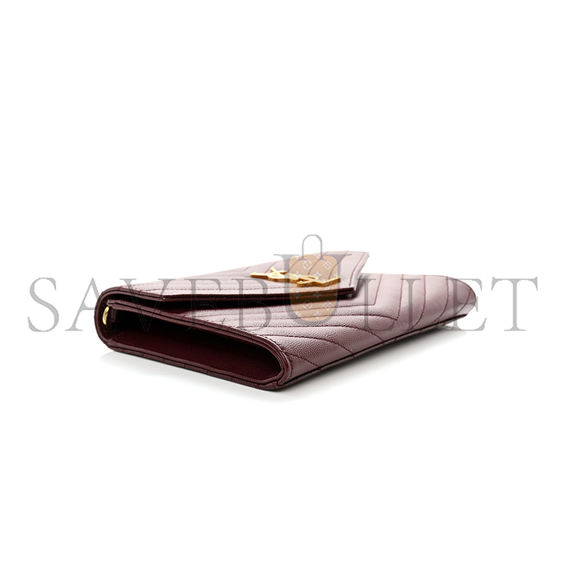Y*L cassandre matelassÉ flap pouch in grain de poudre leather 6176621193176 (21*16*3cm)