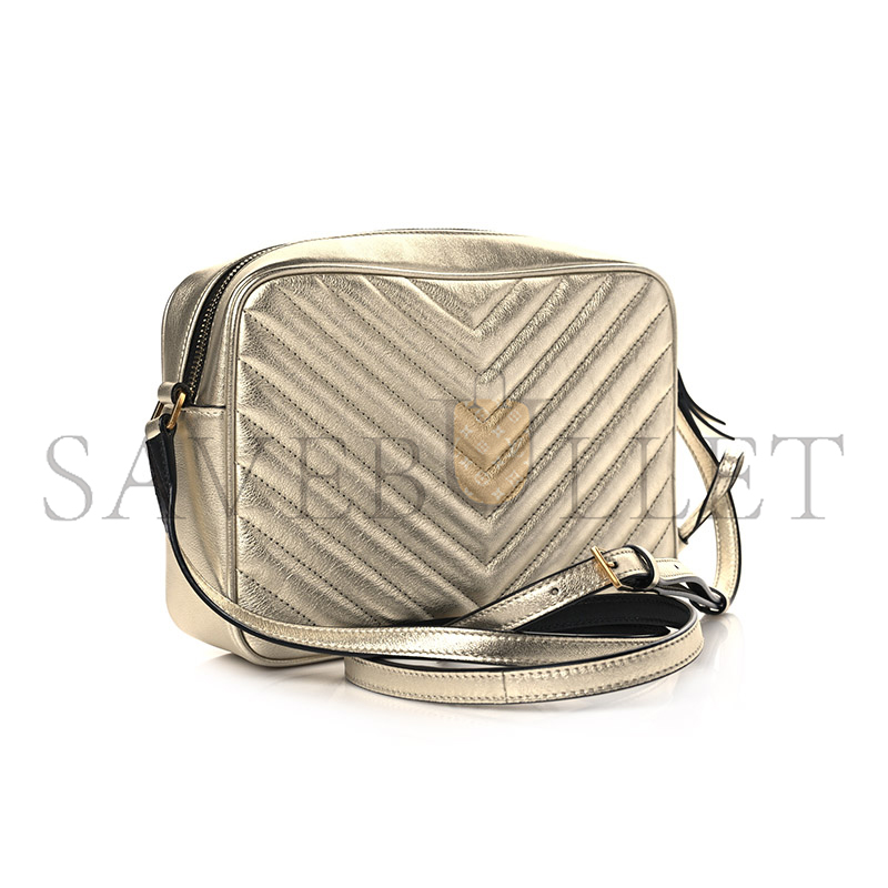 Y*L lou camera bag in quilted leather metallic 5205341133161 (23*16*6cm)
