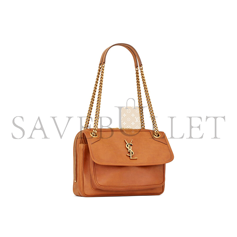 Y*L niki medium calfskin camera shoulder bag in smooth leather 7125200hh0w2544 (26*19*13cm)