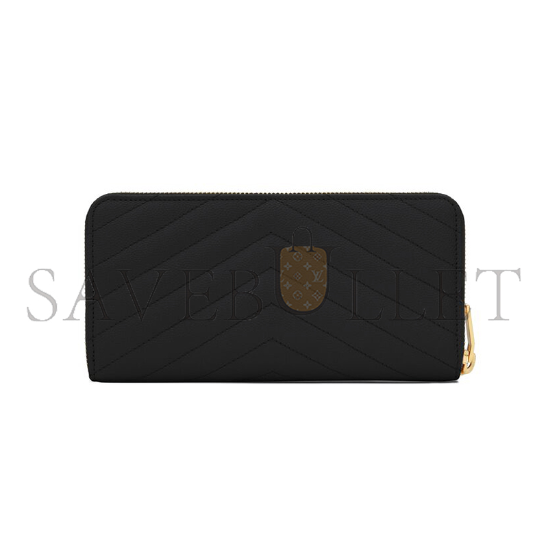 Y*L cassandre matelassÉ zip around wallet in grain de poudre leather 358094bow011000 (19*9.5*2.5cm)