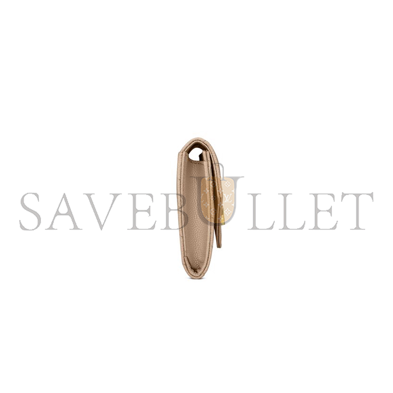 Y*L cassandre matelassÉ small envelope wallet in grain de poudre leather 414404bow012721 (13.5*9.5*3cm)