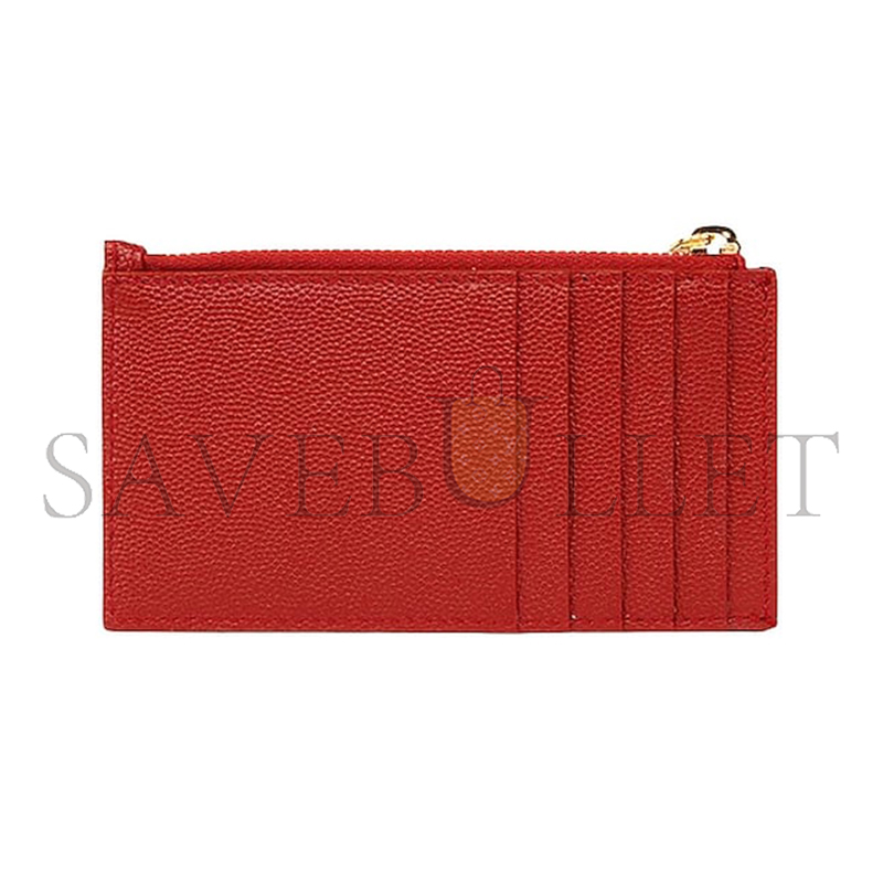 Y*L cassandre matelassÉ fragments card case in grain de poudre leather 607915bow016008 (13*8*2cm)