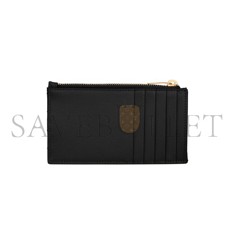 Y*L cassandre matelassÉ fragments card case in grain de poudre leather 607915bow011000 (13*8*2cm)