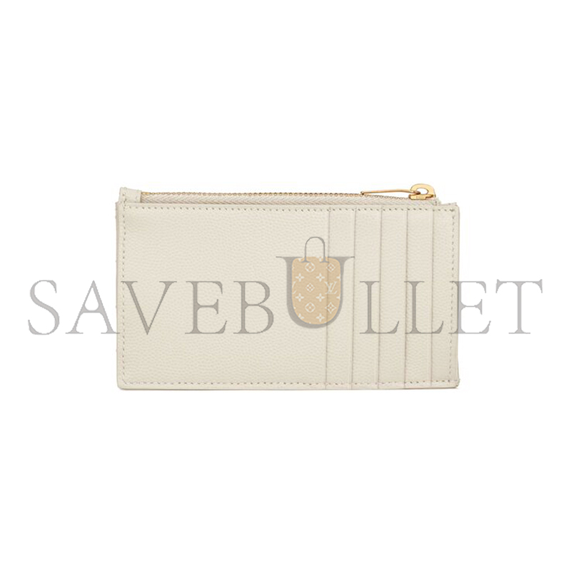 Y*L cassandre matelassÉ fragments card case in grain de poudre leather 607915bow019207 (13*8*2cm)