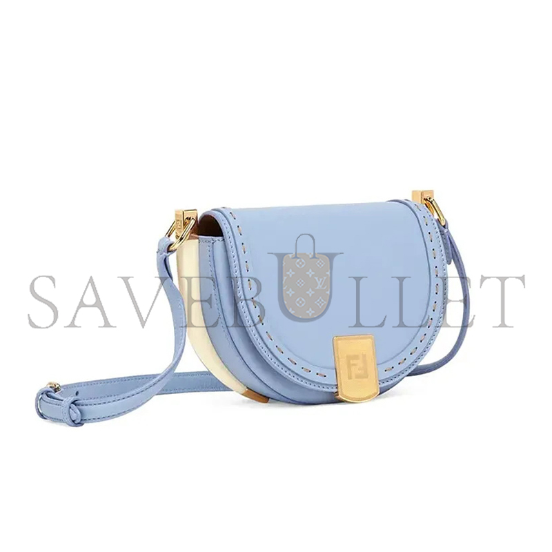 F**di vitello king plexiglass moonlight shoulder bag 8bt346abvlf1dzg (21*14*9cm)