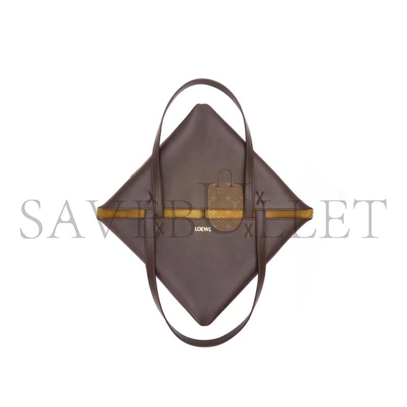 L0ew* medium puzzle fold tote in calfskin and suede a779g50x73 (25.5*31.5*14.5cm)
