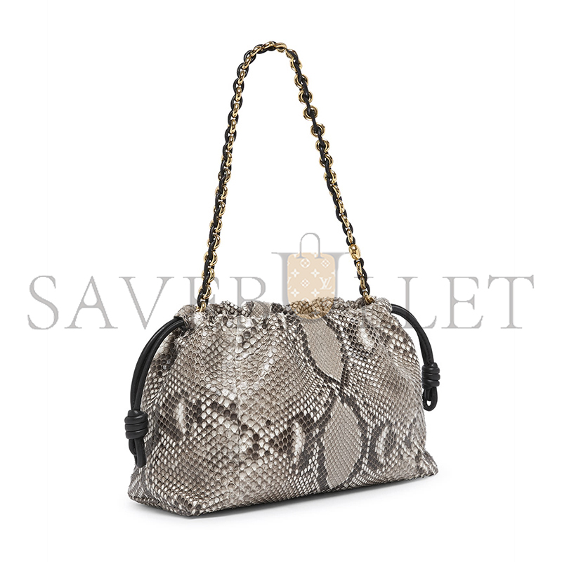 L0ew* medium flamenco purse in snakeskin 012403-630 (30*20*10.5cm)