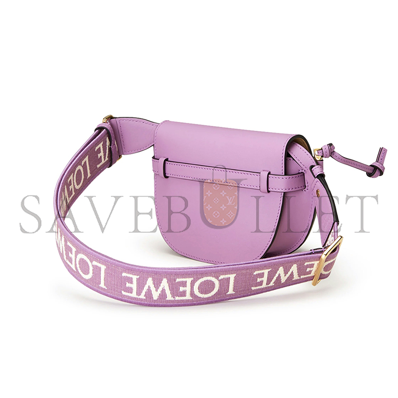 L0ew* mini gate dual bag in soft calfskin and jacquard a650n46x13-654 (21*12.5*9.5cm)