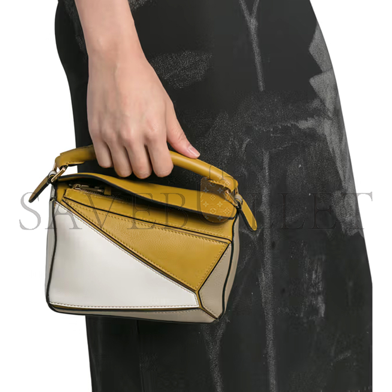 L0ew* mini puzzle edge bag in classic calfskin a510s21x55-4025 (18*12.5*8cm)