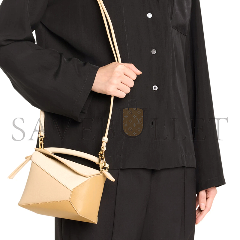 L0ew* mini puzzle edge bag in classic calfskin a510p60x38-565 (18*12.5*8cm)