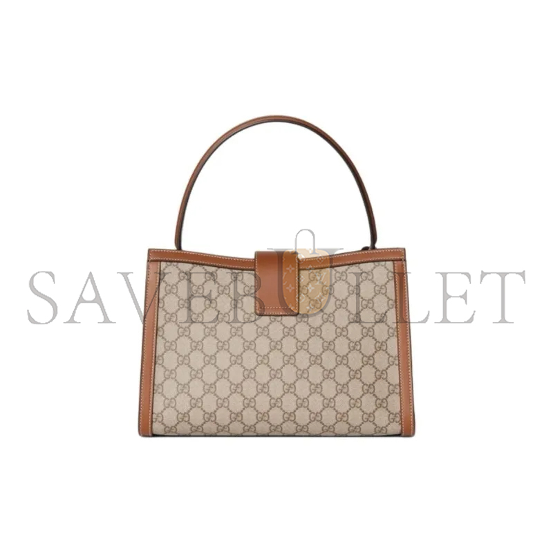 G*u*i padlock fabric large shoulder bag ‎838991 (31*21*11cm)