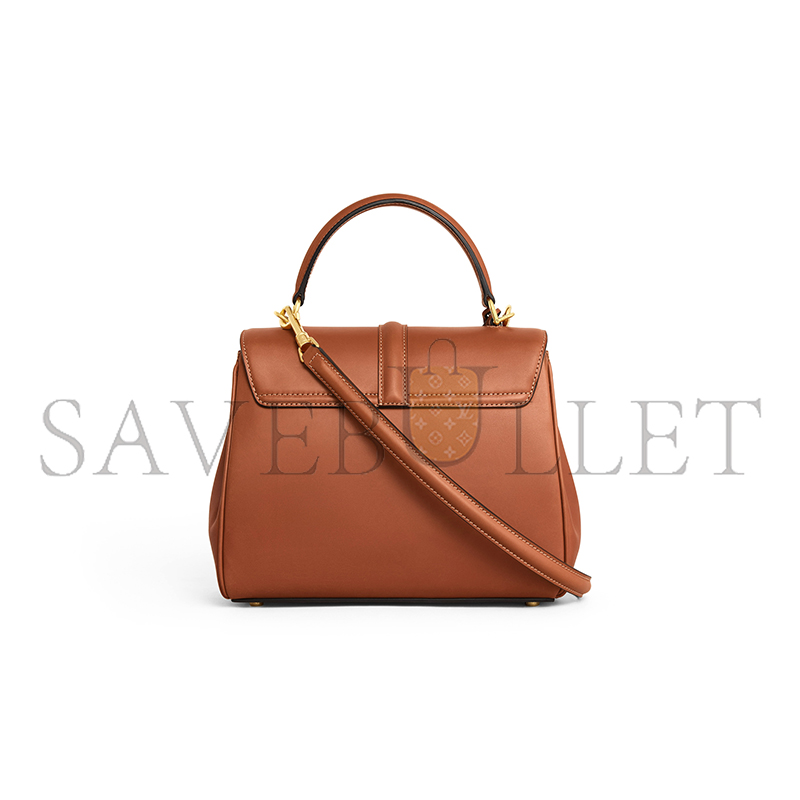 Ce**e small 16 bag in satinated calfskin 188003bf9.03tn (23*19*10.5cm)