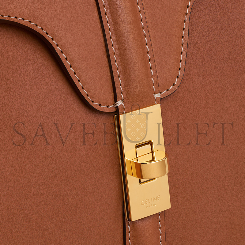 Ce**e small 16 bag in satinated calfskin 188003bf9.03tn (23*19*10.5cm)
