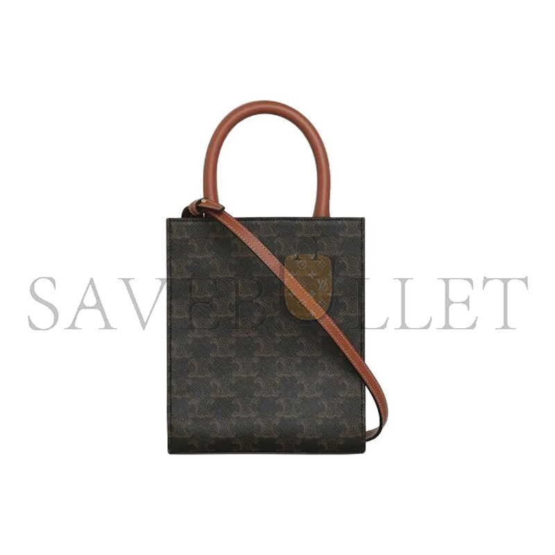 Ce**e mini tote in cabas triompheprints and leather 194372cyb.04lu (21*17*4cm)