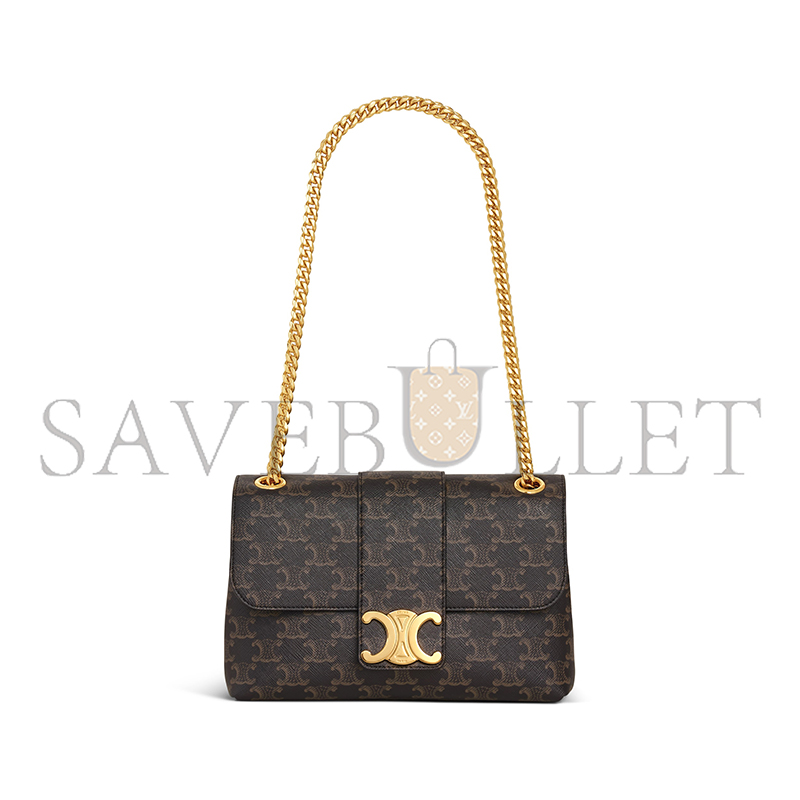 Ce**e medium Ce**e victoire bag in triomphe canvas 115852frh.04lu (25*15*8cm）