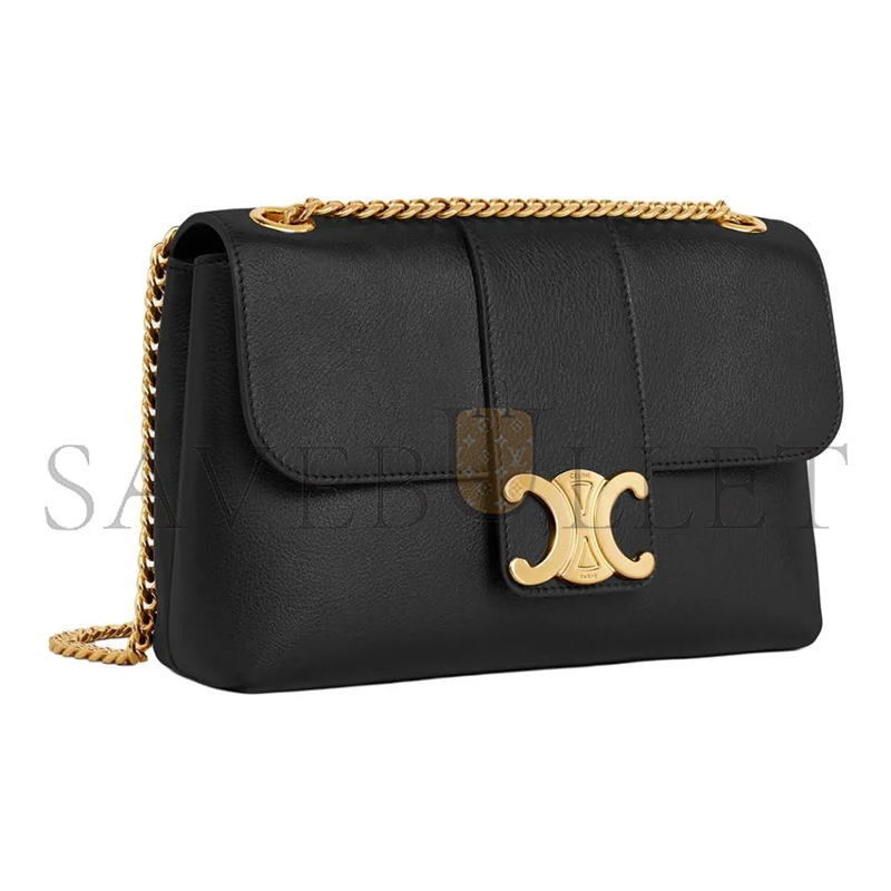 Ce**e medium shoulder bag in victoire soft cowhide 115853fdu.38no (25*15*8cm)