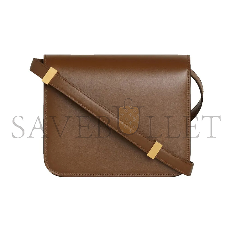 Ce**e shoulder bag in teen classic polishing calfskin 192523dls.04fg (18.5*15.5*6cm)
