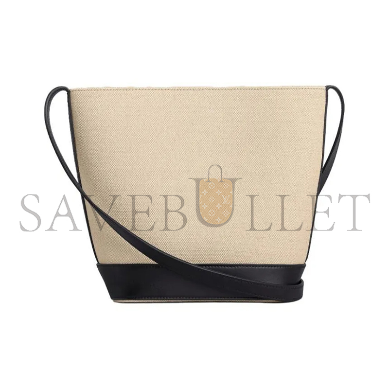 Ce**e small bucket bag in cuir triomphe canvas and cowhide 198242du7.01vk (30*22*13cm)