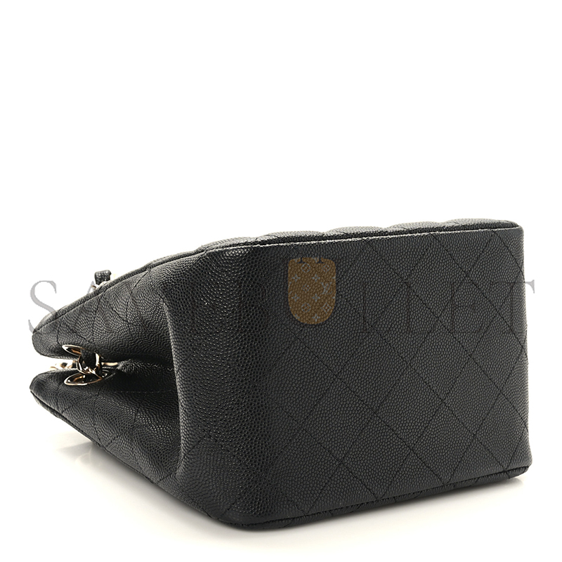 Ch*el caviar quilted mini bucket bag black as3176 (16*16*10cm)