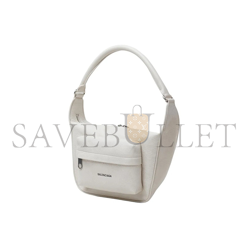 Ba*len*cia*ga raver handbag medium in white 7411272aacq9914 (29*17.8*10.9cm)