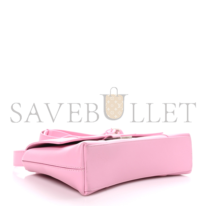Ba*len*cia*ga small down town shoulder bag in pink 6164461sxhy1000 (25.4*16*8.4cm)