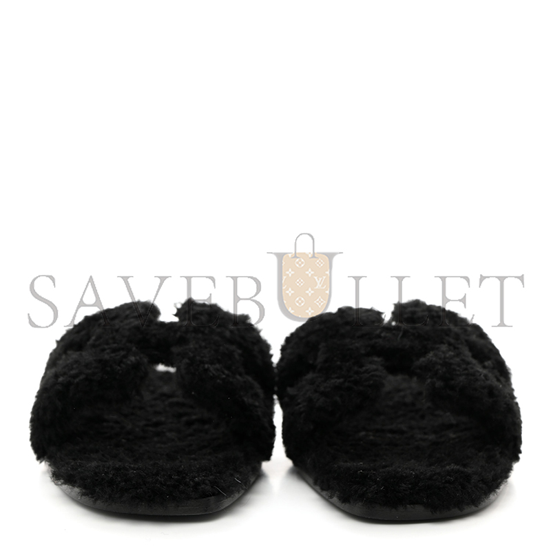 H**mes woolskin oran sandals 1512309