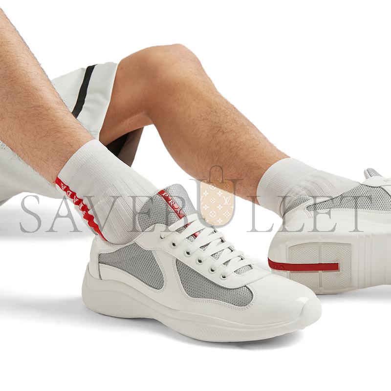 Pra*a patent leather and technical fabric Pra*a america