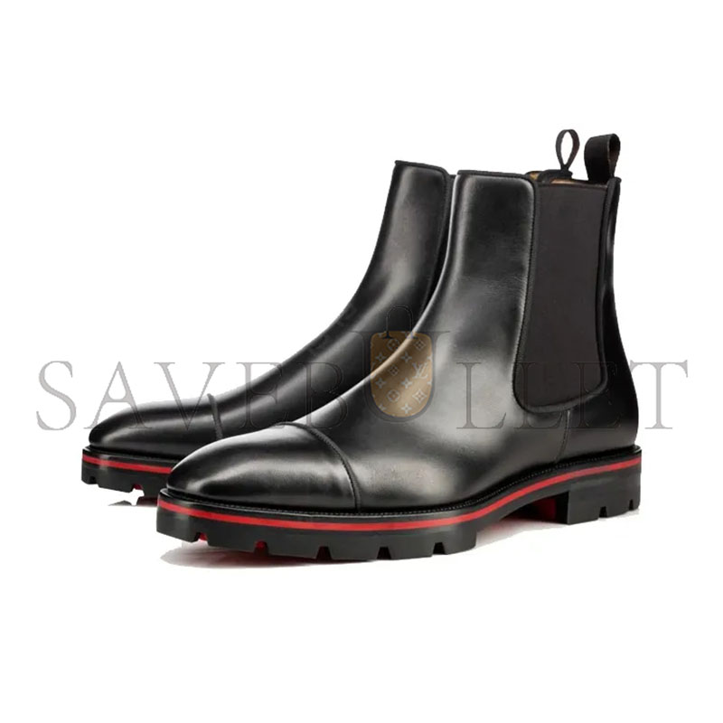 Ch**an louboutin chelsea boots men black 3161148bk01