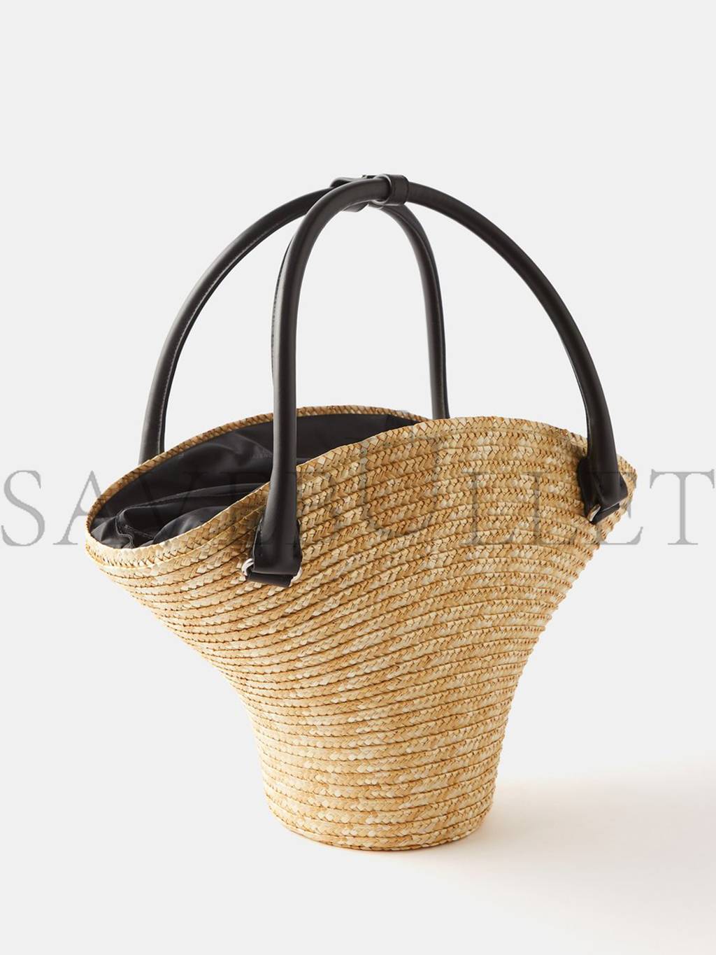 Ba*len*cia*ga beige medium leather-trim basket bag matchesfashion us (40.5*28*15cm)