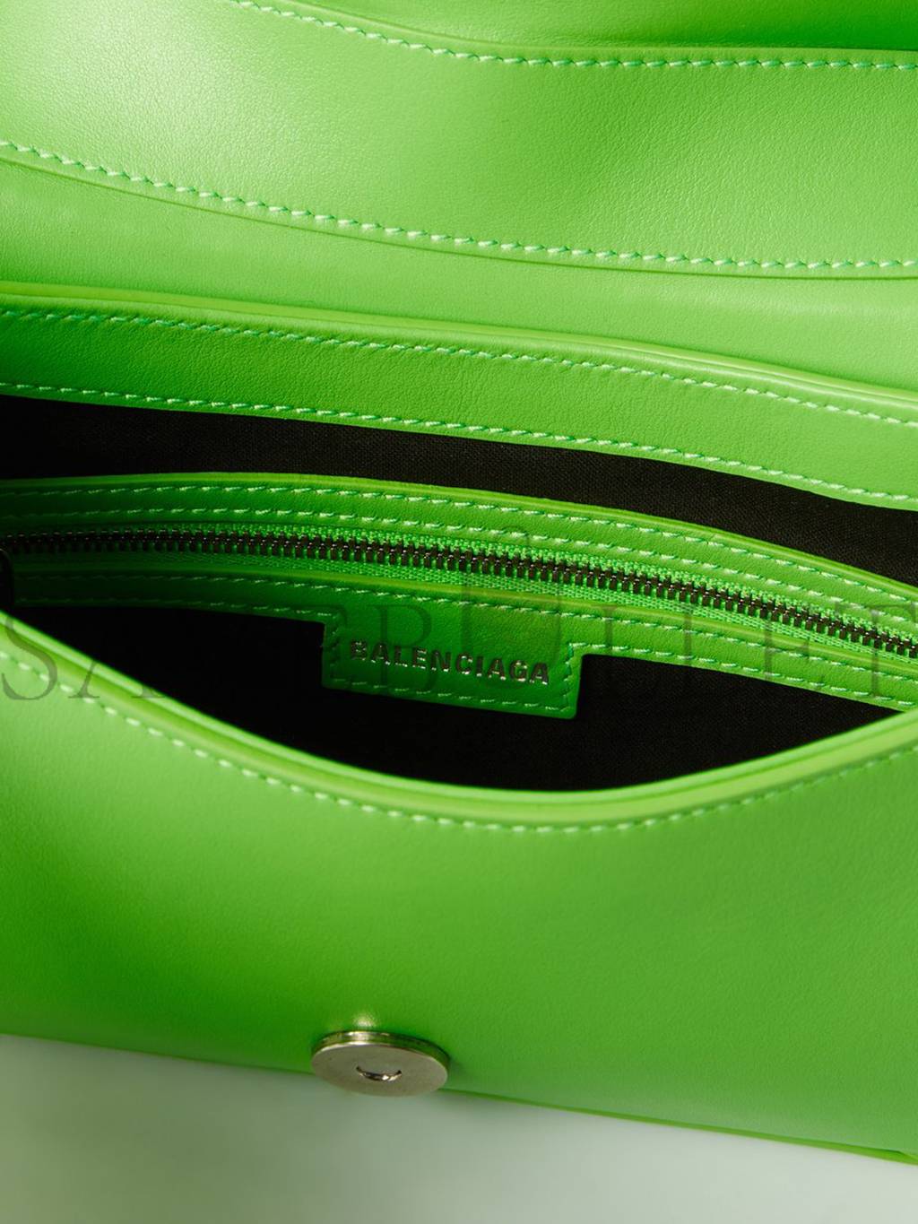 Ba*len*cia*ga green lindsay s leather shoulder bag matchesfashion us (28*11*5cm)