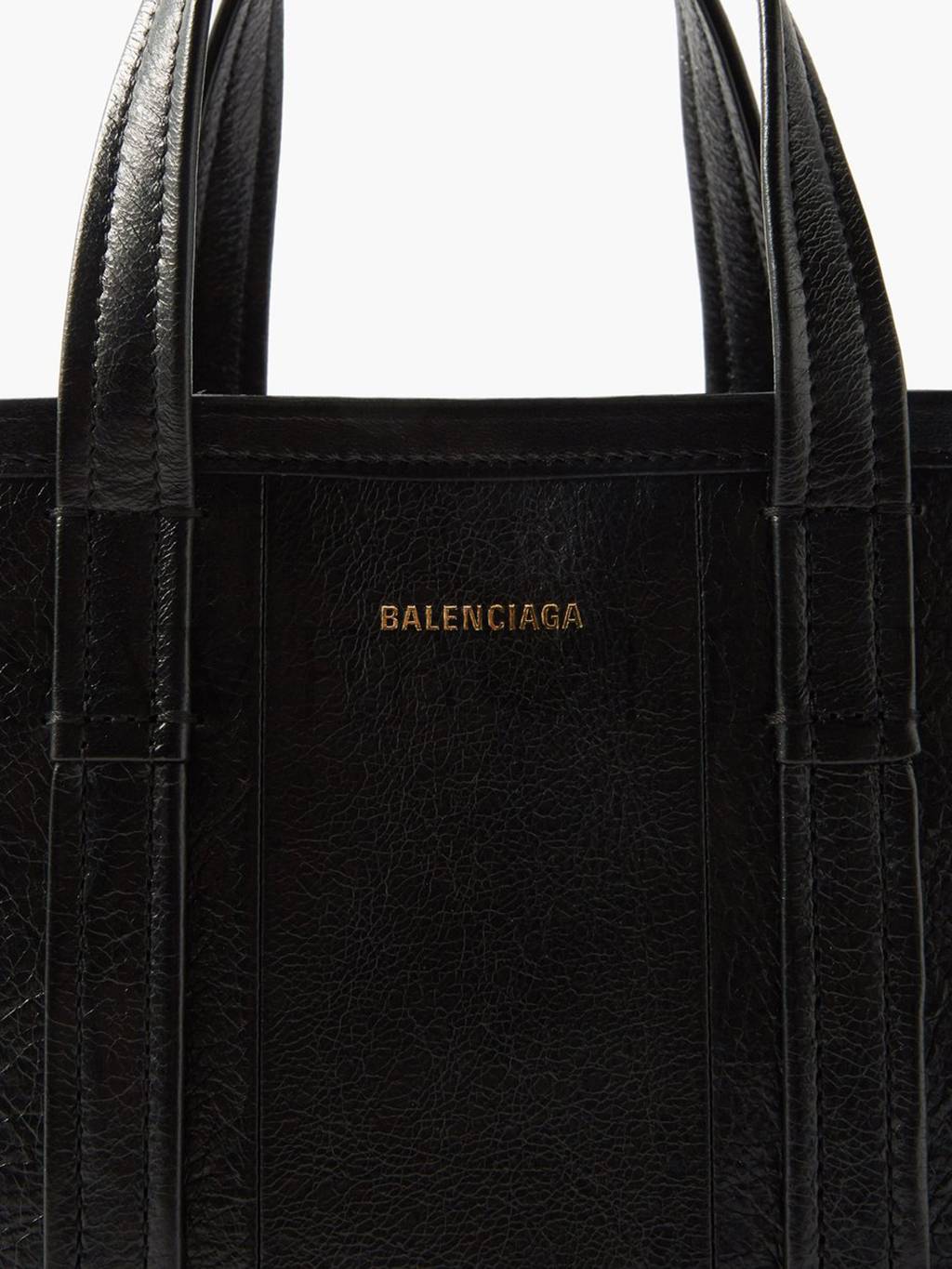 Ba*len*cia*ga black barbes s crinkled-leather tote matchesfashion us (23.5*20*10cm)