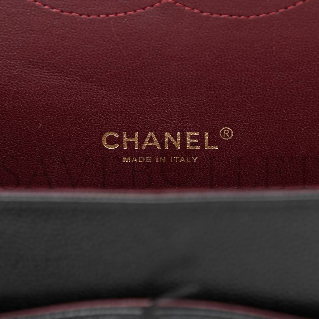 Ch*el caviar quilted maxi double flap black gold hardware (33*22*10cm)