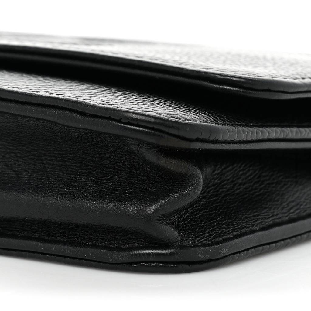 Ch*el caviar timeless cc wallet on chain woc black (19*13*3cm)