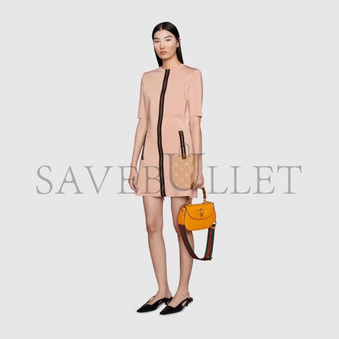 G*u*i bamboo 1947 small top handle bag 675797 (21*15*7cm)