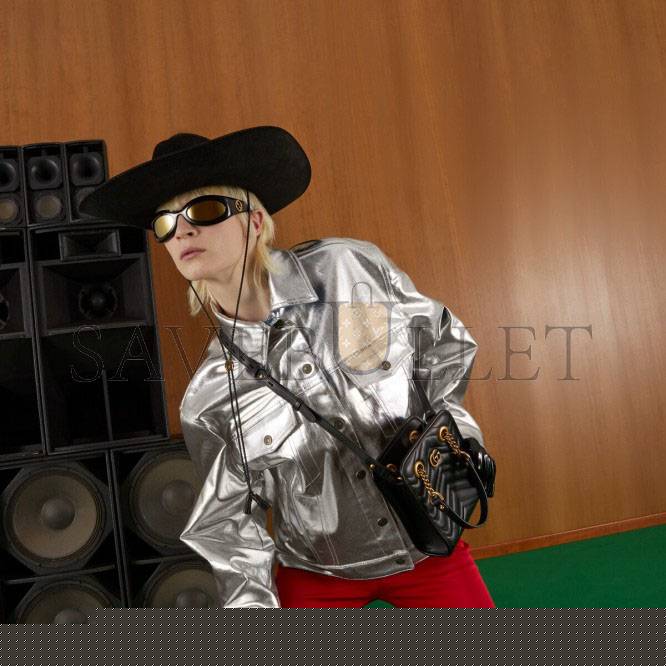 G*u*i gg marmont matelassÉ mini bag 696123 dtdht 1000 (19*16*7cm)