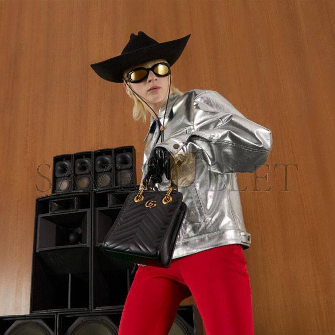 G*u*i gg marmont matelassÉ mini bag 696123 dtdht 1000 (19*16*7cm)