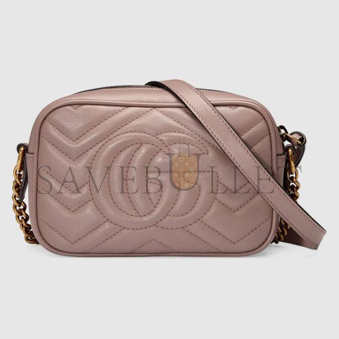 G*u*i gg marmont matelassÉ mini bag 448065 (18*12*6cm)