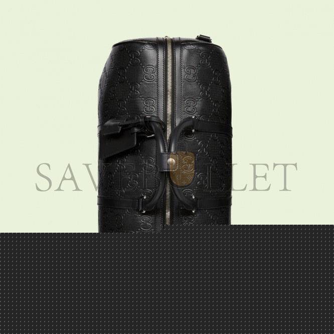 G*u*i gg embossed duffle bag 625768 (44.5*28*24.5cm)