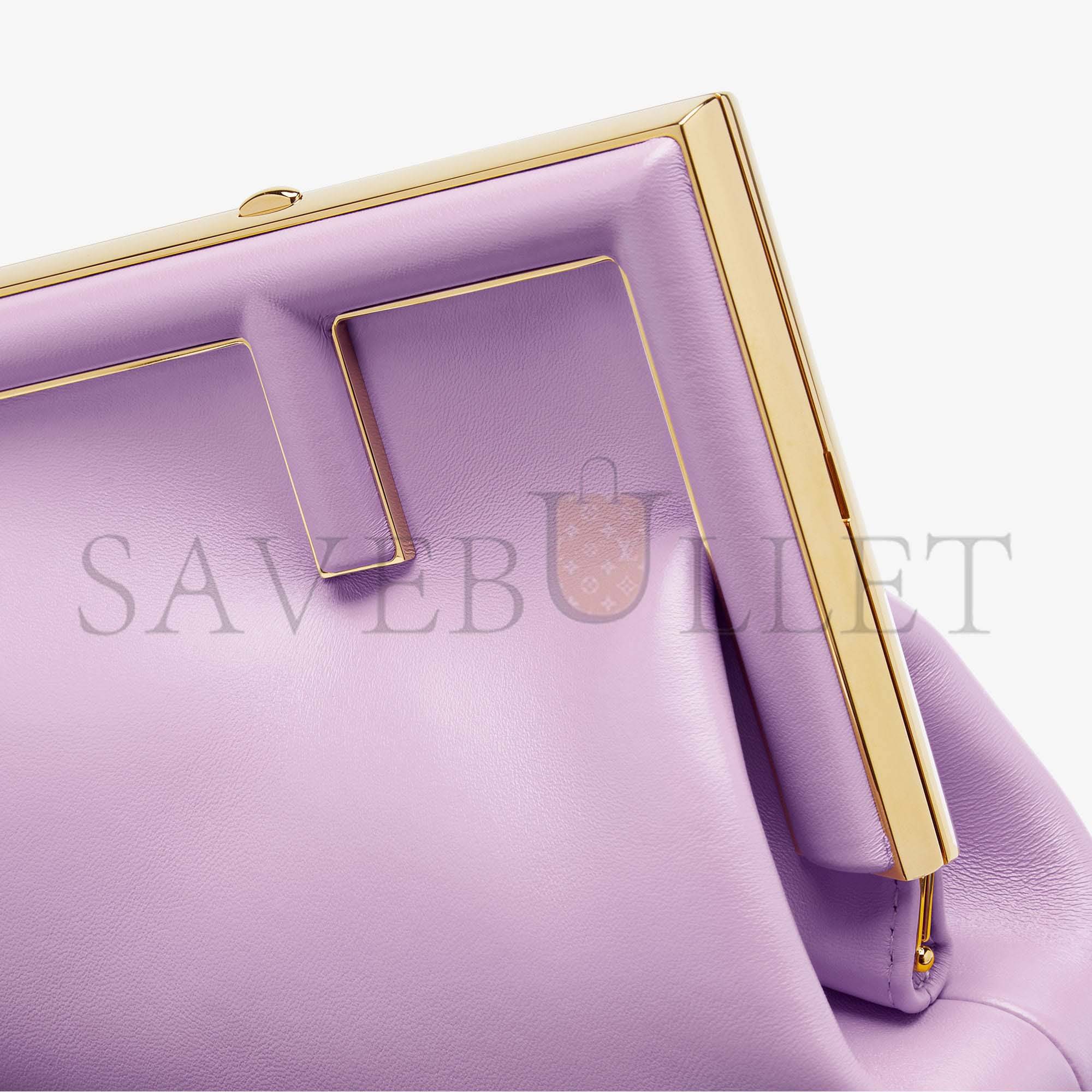 F**di first small - lilac leather bag 8bp129abvef1jco (26*18*9.5cm)