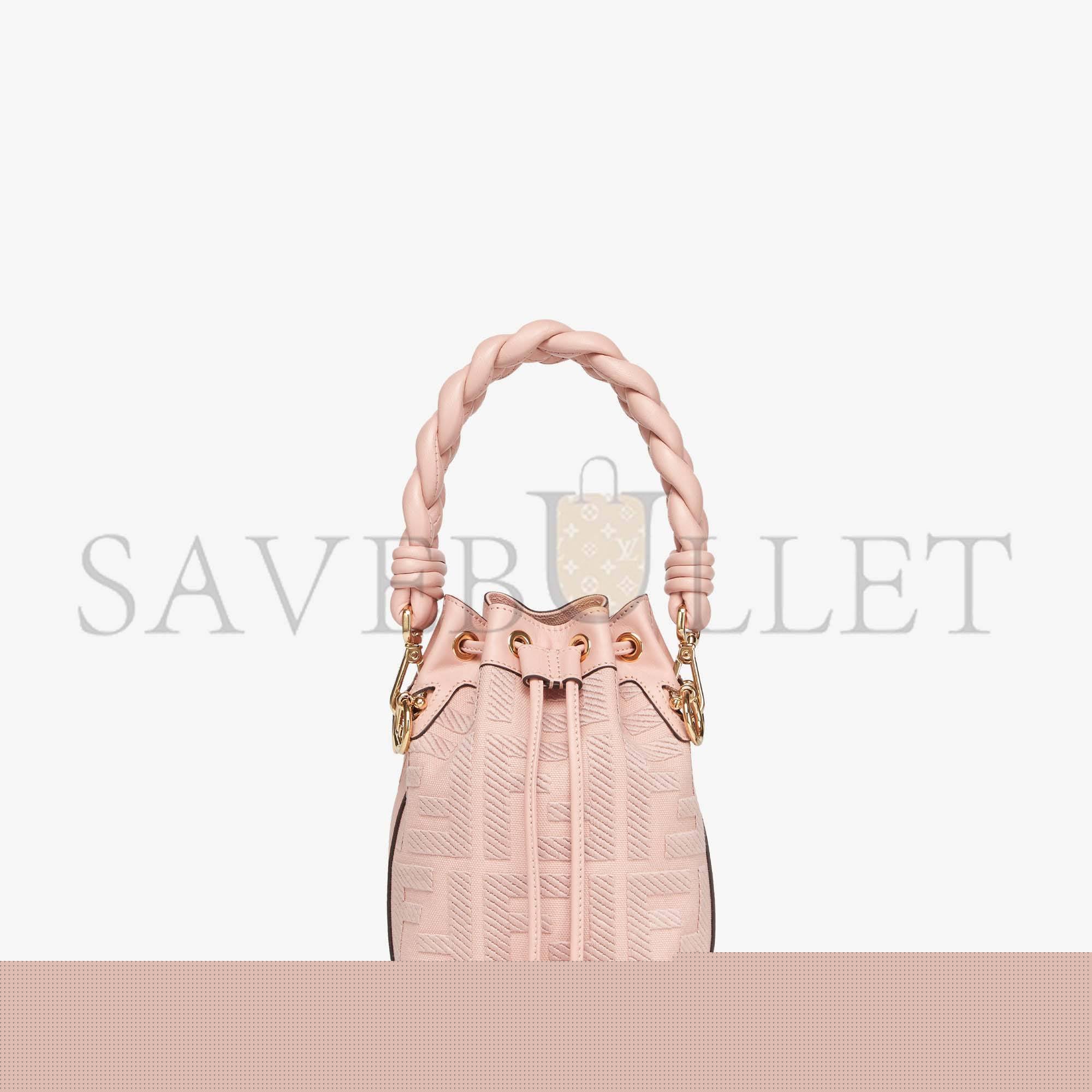 F**di mon tresor - pink ff canvas mini-bag 8bs010akkwf0j2f (18*12*10cm)