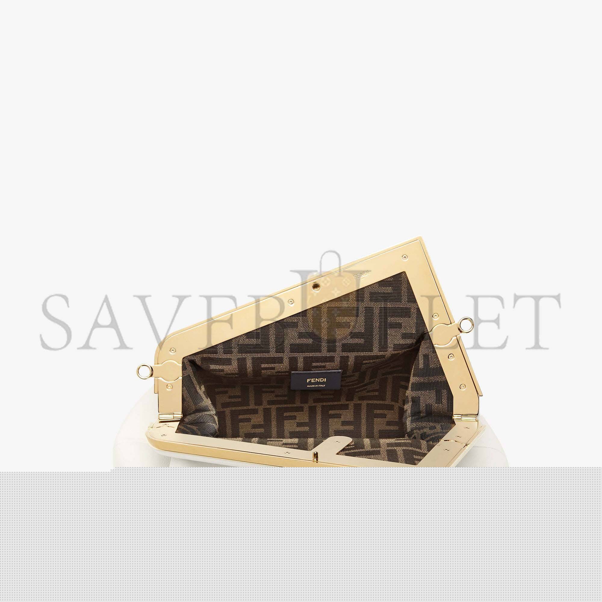 F**di first medium - white leather bag8bp127abvef0qvl (32.5*23.5*15cm)