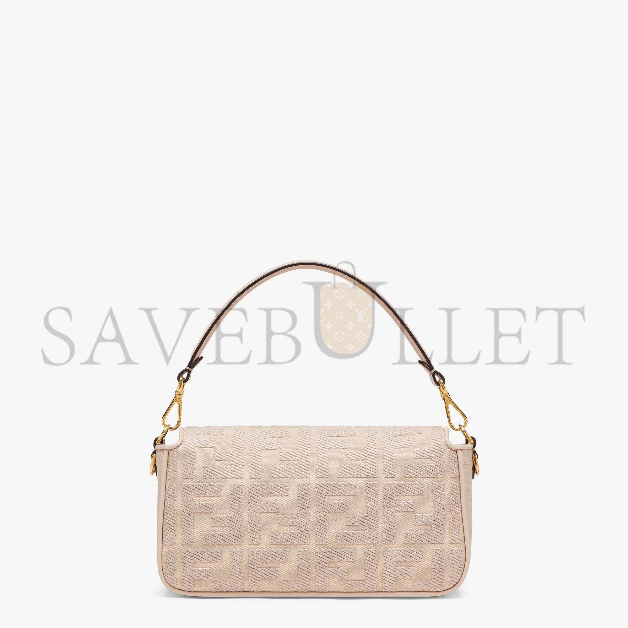 F**di baguette - pink ff canvas bag 8br600ac9of1f7l (27*15*6cm)