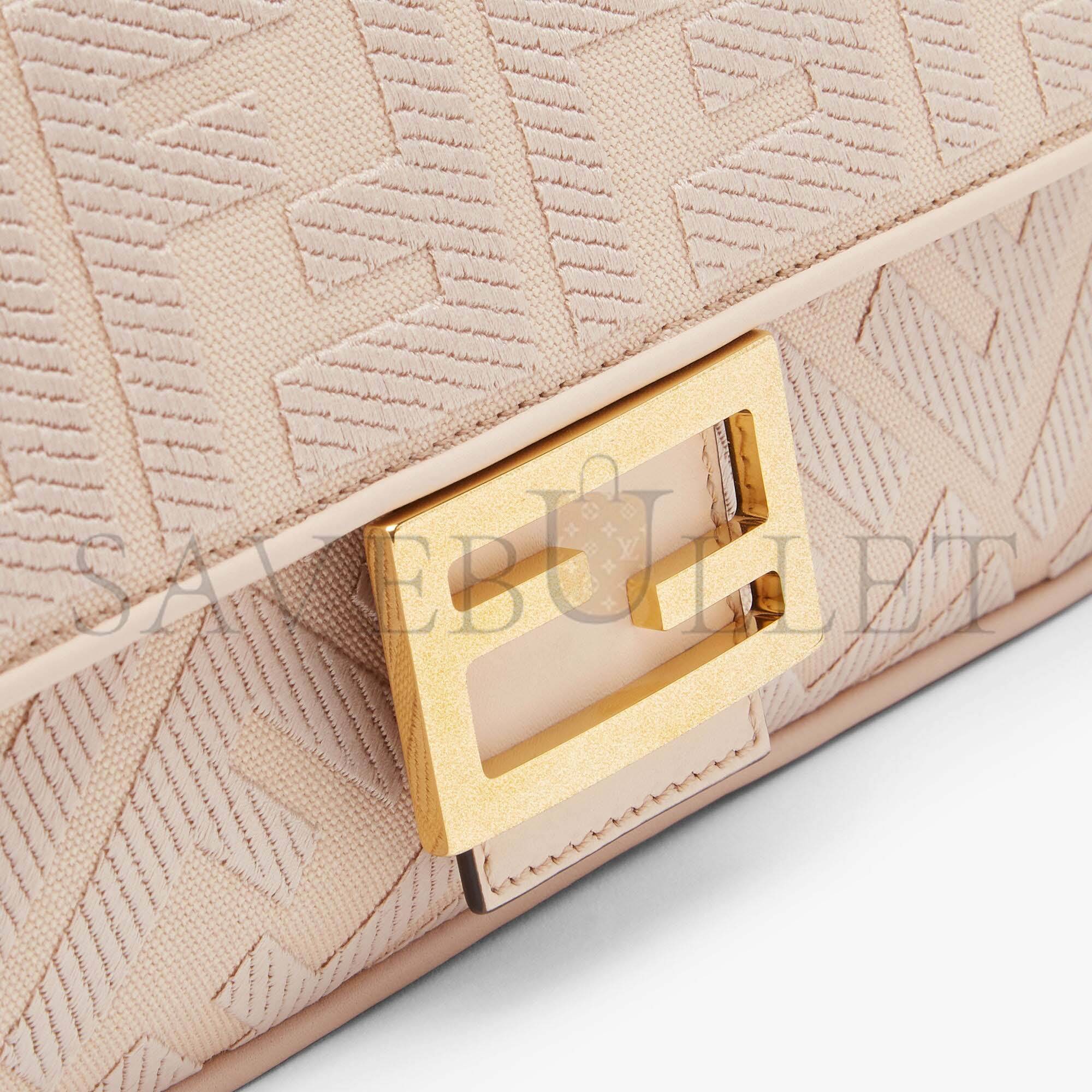 F**di baguette - pink ff canvas bag 8br600ac9of1f7l (27*15*6cm)