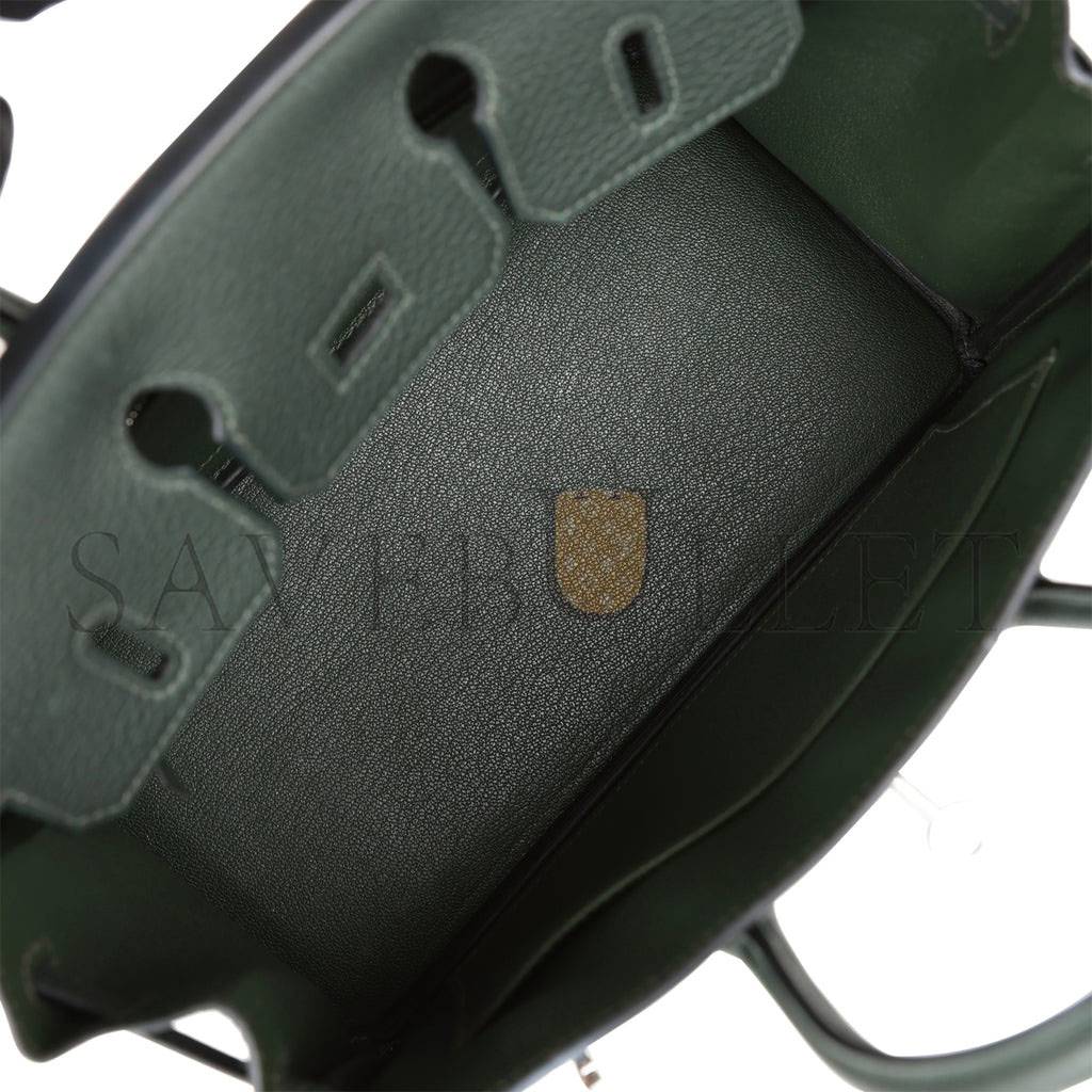 H**mes birkin 25 vert fonce togo gold hardware handmade (25cm)