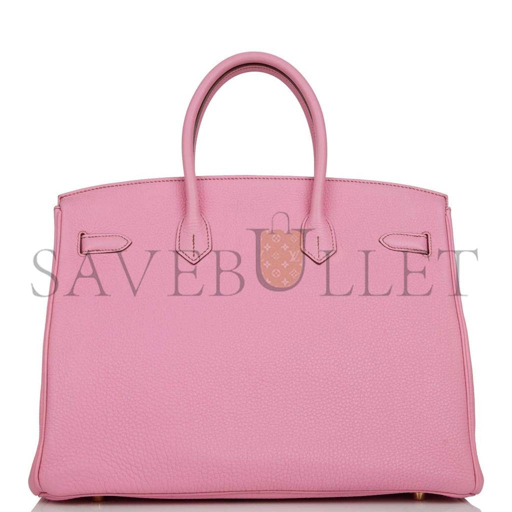 H**mes birkin 35 bubblegum togo gold hardware (35cm)