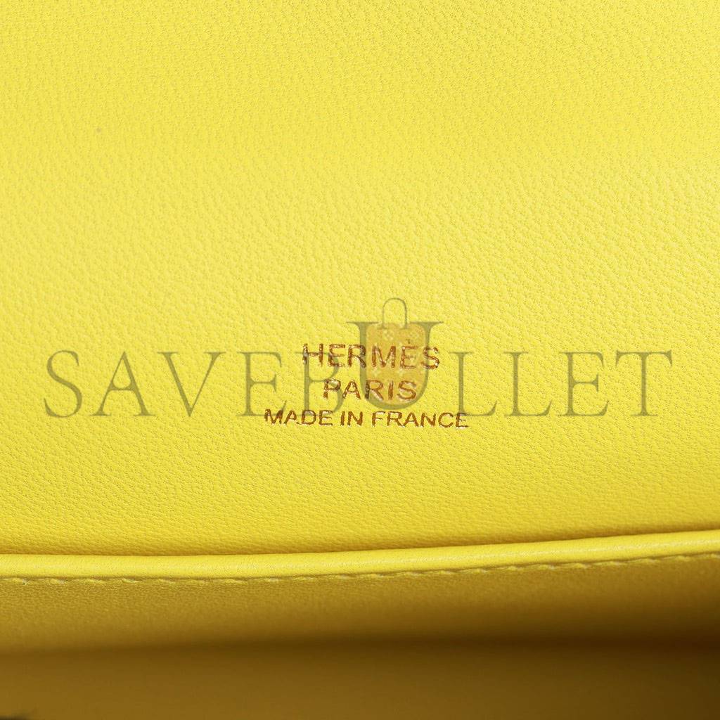 H**mes kelly pochette soufre epsom gold hardware (22*12*13cm)